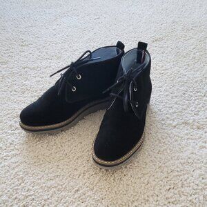 Black Suede Women's Ankle Boots